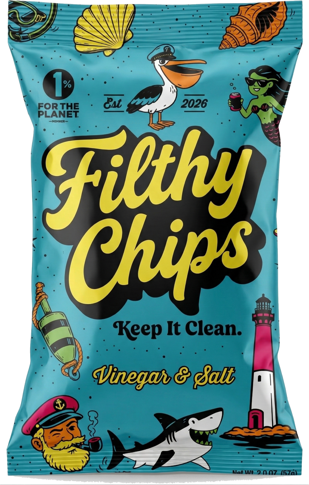 Vinegar & Salt 2oz Bag