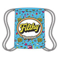 Filthy Chips × Flow Society “Keep It Clean” Drawstring Bag
